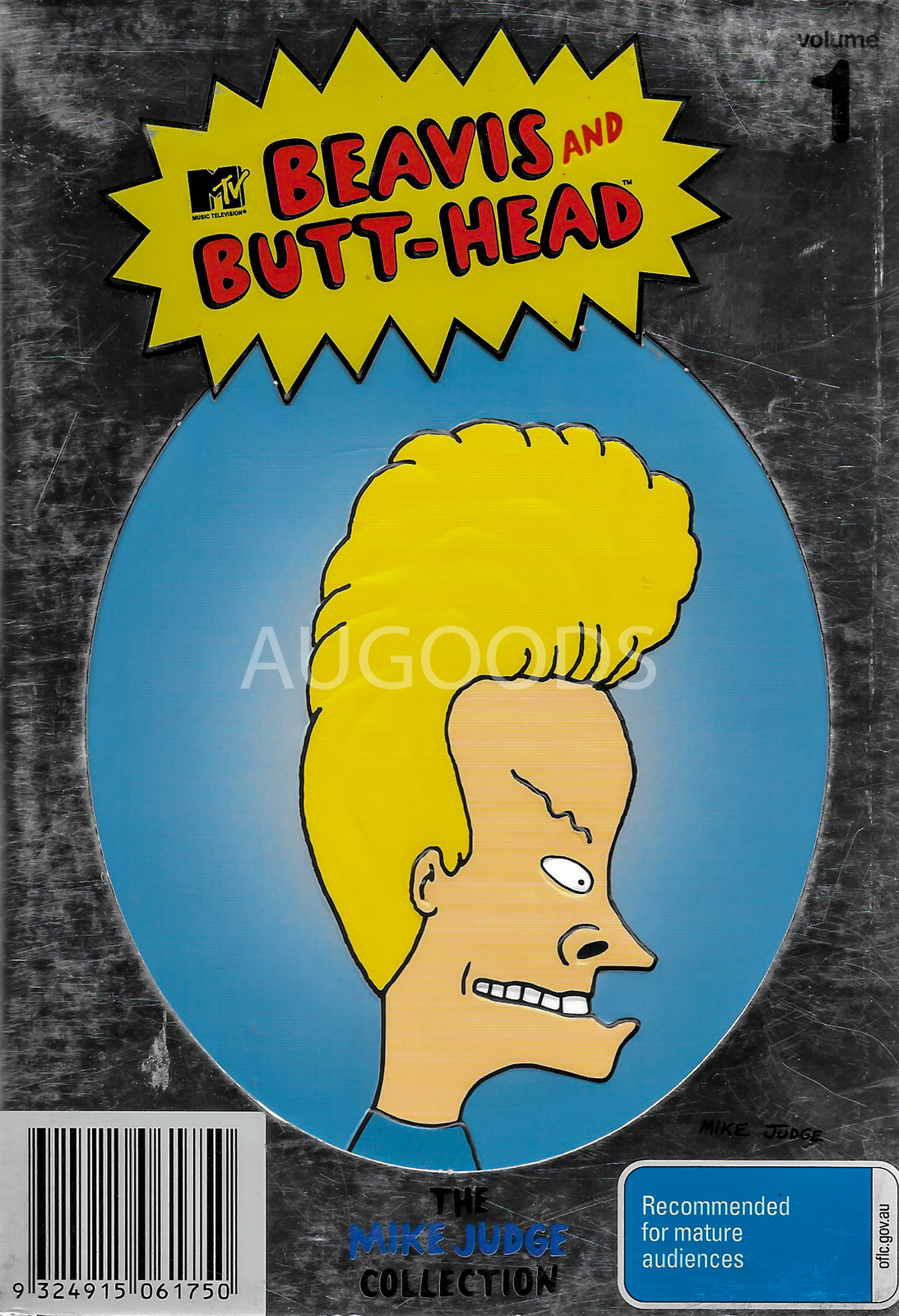 Beavis And Butt-head Volume 1 -Animated Series Region 4 DVD Excellent ...