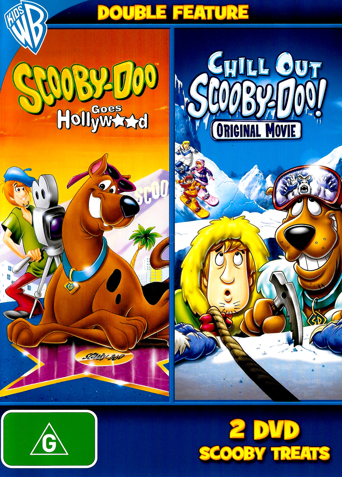  SCOOBY  DOO  GOES HOLLYWOOD AND CHILL OUT  SCOOBY  DOO  DVD 