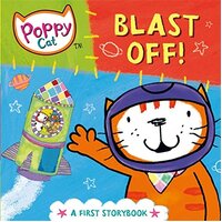 Poppy Cat TV: Blast Off! [Board book] -Lara Jones Children's Book