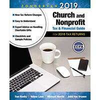 Zondervan 2019 Church and Nonprofit Tax and Financial Guide Religion Book