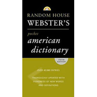 Rh Webster's Pocket American Dictionary, Fifth Edition Book