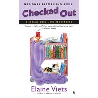 Checked Out: A Dead-End Job Mystery -Elaine Viets Paperback Novel Book