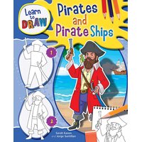 Learn to Draw Pirates Jorge Santillan Hardcover Book