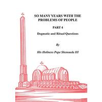 So Many Years with the Problems of People Part 4 - Religion Book