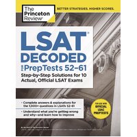 LSAT Decoded (Preptests 52-61) Paperback Book