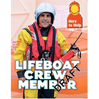 Here to Help: Lifeboat Crew Member Rachel Blount Hardcover Book