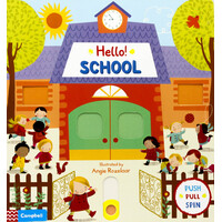 Hello! School [Board book] -Angie Rozelaar Hardcover Book