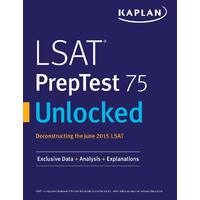 LSAT PrepTest 75 Unlocked Paperback Book