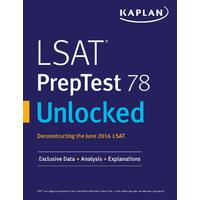 LSAT PrepTest 78 Unlocked Paperback Book