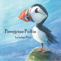 Peregrine Puffin -Blue, Indigo Children's Book