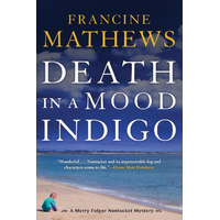 Death in a Mood Indigo -Francine Mathews Novel Book