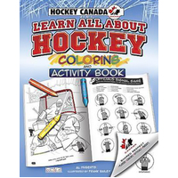 Learn All about Hockey Coloring and Activity Book Paperback Book