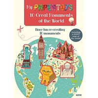 My Papertoys: 10 Great Monuments of the World -le Saint, Jonas Children's Book