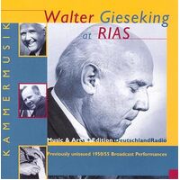 Gieseking At Rias Music From - BEETHOVEN BRAHMS DEBUSSY ME CD