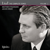 Franz Liszt; Matthew Polenzani, Julius Drake - The Complete Songs, Volume 1 CD