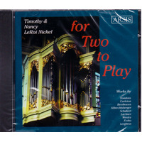 For 2 To Play -Timothy Nickel & Nancy Lero CD