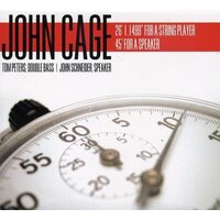 John Cage: 26 1 1499 for a String Player with 45 - Tom Peters CD