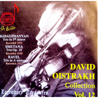 David Oistrakh Collection Vol. 12 -David Oistrakh, Lev Oborin, Sviatoslov CD