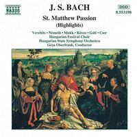 St. Matthew Passion Highlight -Bach, J.S. CD