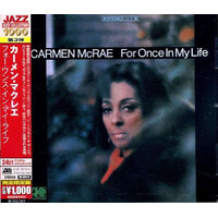 For Once In My Life - Carmen Mcrae CD