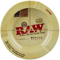 Raw Classic Magnetic Metal Ash Tray Smoking Cigarette Tobacco