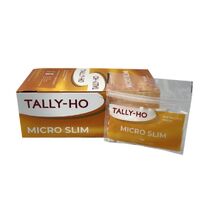 10 X Tally-Ho Micro Slim Orange Filter Tips Paper - Full Box 1400 Tips Total