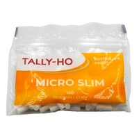 Tally-Ho Micro Slim Orange Filter Tips Paper 140 Count