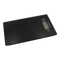Black Glass Electronic Digital Kitchen Portable Scale Food Weight 1g to 5kg - JMCo