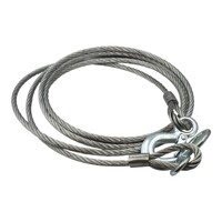 4 Metre 5.5 Tons Steel Emergency Car Towing Rope Heavy Duty Strap Cable Hook