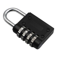 Combination Lock 4 Digit Resettable Weatherproof Security Suitcase Bike Bag Gym