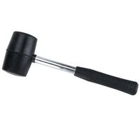 Rubber Mallet Hammer 500g Double Rubber Face Anti-Skid Handle Tool - 26 x 9cm