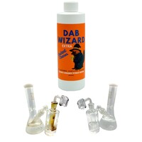 Wizard Glass Cleaner Solution 250ml Ceramic Pyrex Metal Bong Water Pipe Wash