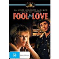 Fool For Love Region 4 - Rare DVD Aus Stock New