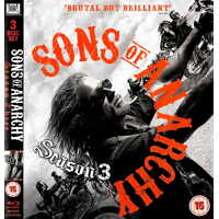 Sons of Anarchy Season 3 - Blu-Ray Series Rare Aus Stock New Region B