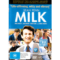 Milk: - Rare DVD Aus Stock New Region 4