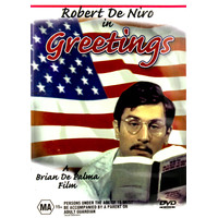 GREETINGS - Comedy Drama ROBERT DE NIRO -Rare DVD Aus Stock Comedy New