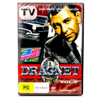 DRAGNET VOL. 2 JACK WEBB CLASSIC TV - DVD Series Rare Aus Stock New