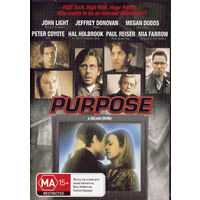 PURPOSE- John Light Megan Dodds Mia Farrow: - Rare DVD Aus Stock New Region ALL