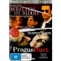 Written In Blood / Prague Duet - Double Feature - Drama Thriller - DVD New