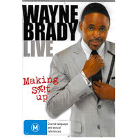 WAYNE BRADY: MAKING S%!T UP -DVD Comedy Series Rare Aus Stock New Region 4