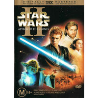 Star Wars Attack of the Clones - Rare DVD Aus Stock New