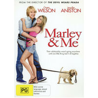 Marley And Me Owen Wilson Jennifer Aniston -Rare DVD Aus Stock Comedy New