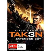 Taken 3 (TAK3EN) Extended Cut - Rare DVD Aus Stock New Region 4