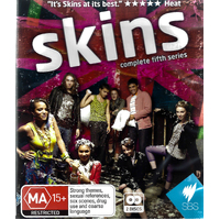 SKINS: COMPLETE FIFTH SEASON -Blu-Ray Comedy Series Rare Aus Stock New