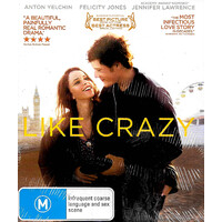 Like Crazy - Rare Blu-Ray Aus Stock New Region B