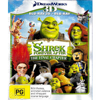 Shrek Forever After The Final Chapter (3D Blu-ray/Blu-ray) Region B