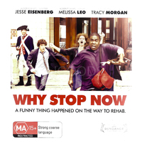 WHY STOP NOW -Rare DVD Aus Stock Comedy New