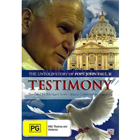 THE UNTOLD STORY OF POP JOHN PAUL II TESTIMONY -Educational DVD New Region 4