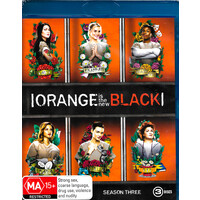 Orange is the New Black Season 3 -Blu-Ray Comedy Series Rare Aus Stock New