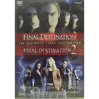 The Ultimate Final Destination - Final Destination 1+2 - DVD New Region 4